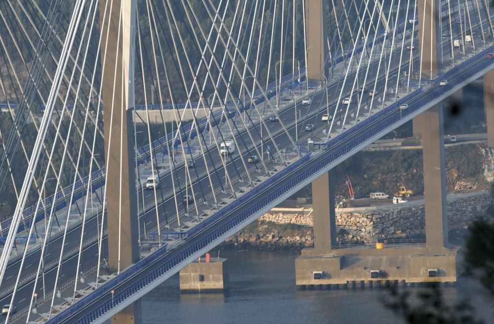 El puente de Rande, ayer // Ricardo Grobas