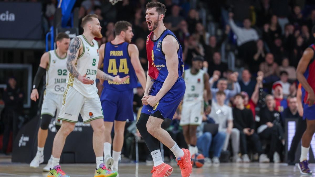 Brizuela impulsó al Barça al inicio del cuarto periodo para acabar logrando un buen triunfo.