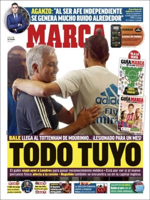 Portada MARCA sábado 19/09/2020