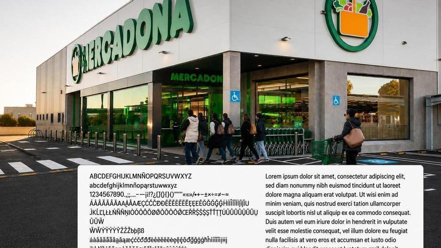 Mercadona ya tiene hasta su propio tipo de letra