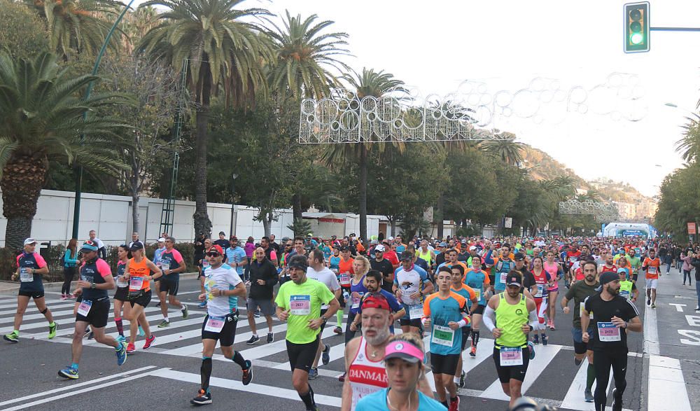 Las mejores imágenes de la Maratón de Málaga 2018