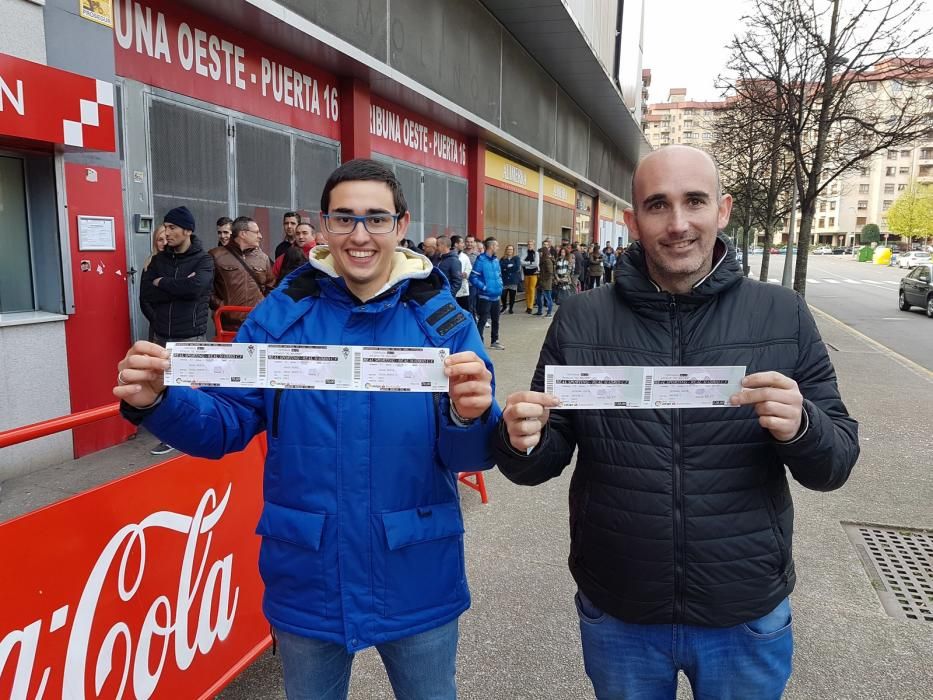 Venta de entradas para la visita del Madrid a El Molinón