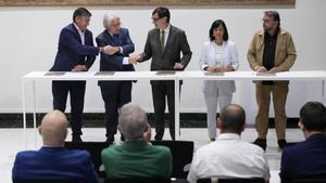 Vivenda, impostos i ara finançament autonòmic: els temes en els quals xoquen Salvador Illa i Foment