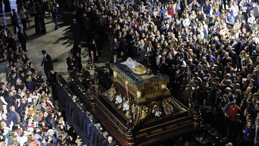 Imagen del trono del Señor del Sepulcro.