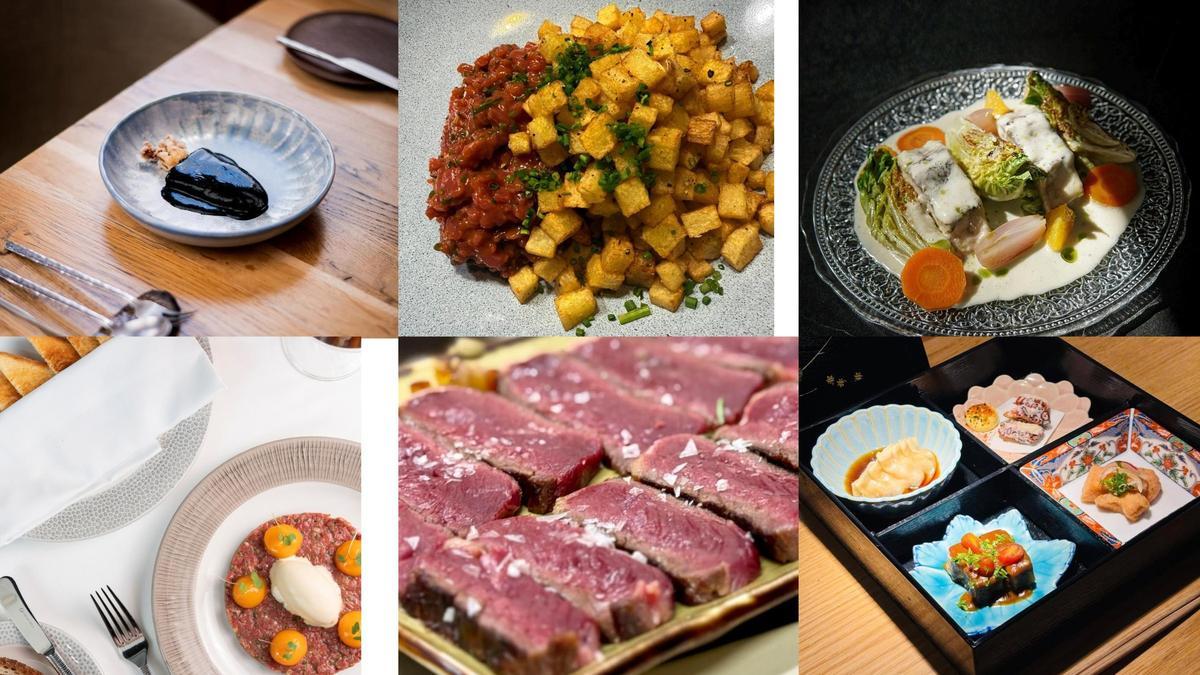 Selección de plato de restaurantes mencionados en el reportaje.