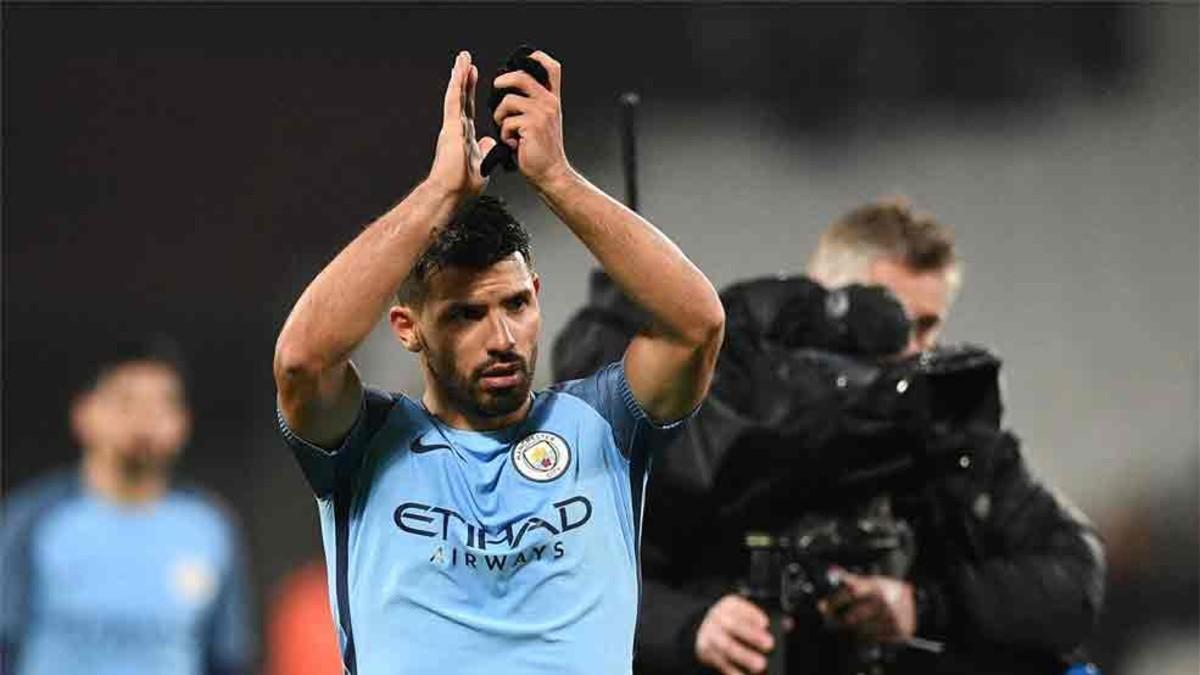 Sergio Agüero, jugador del Manchester City