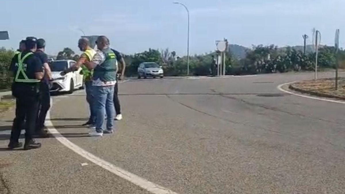 Lugar donde se estableció el control de la Policía Local de Capdepera