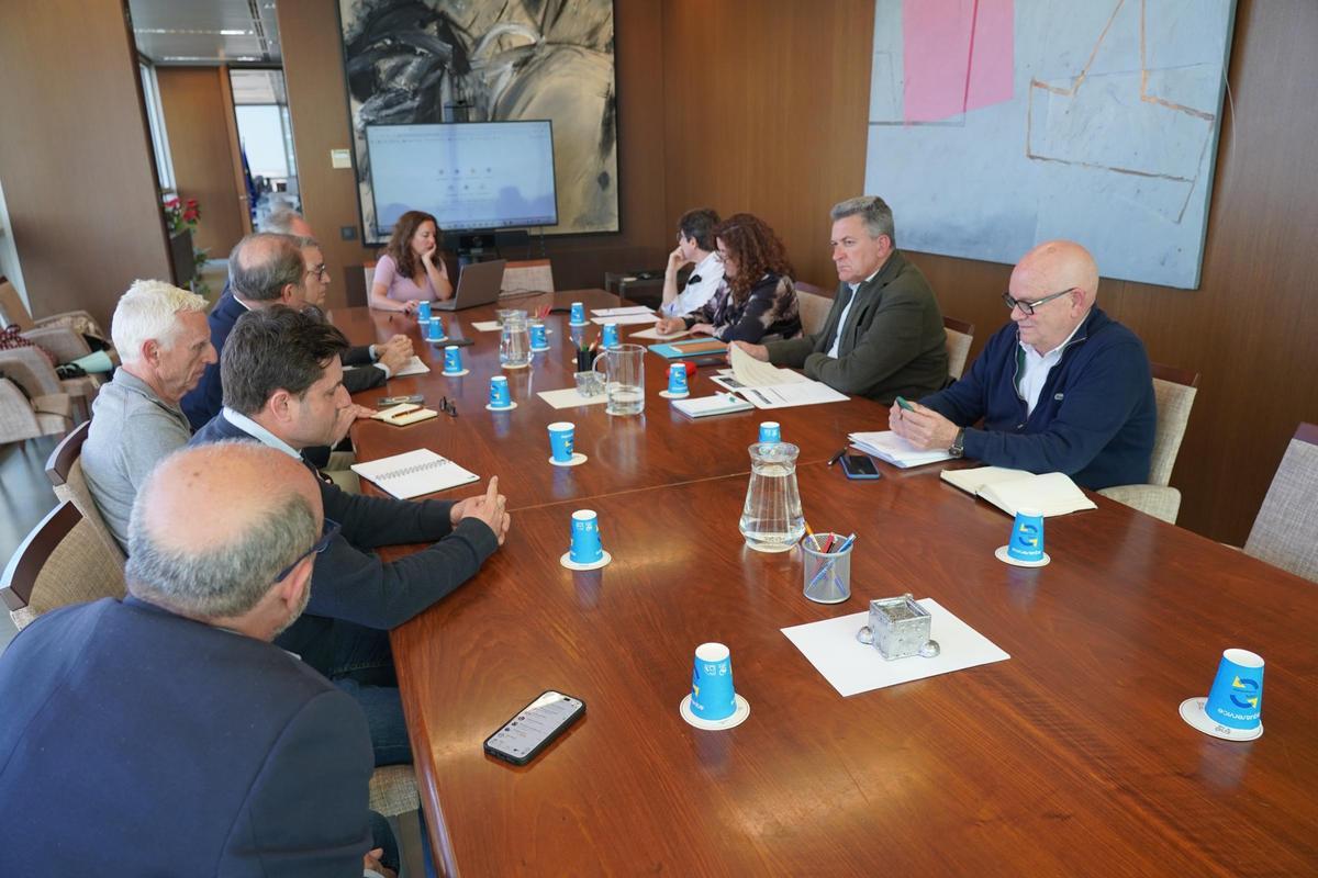 La reunión Infraestructuras con Parque Tecnológico.