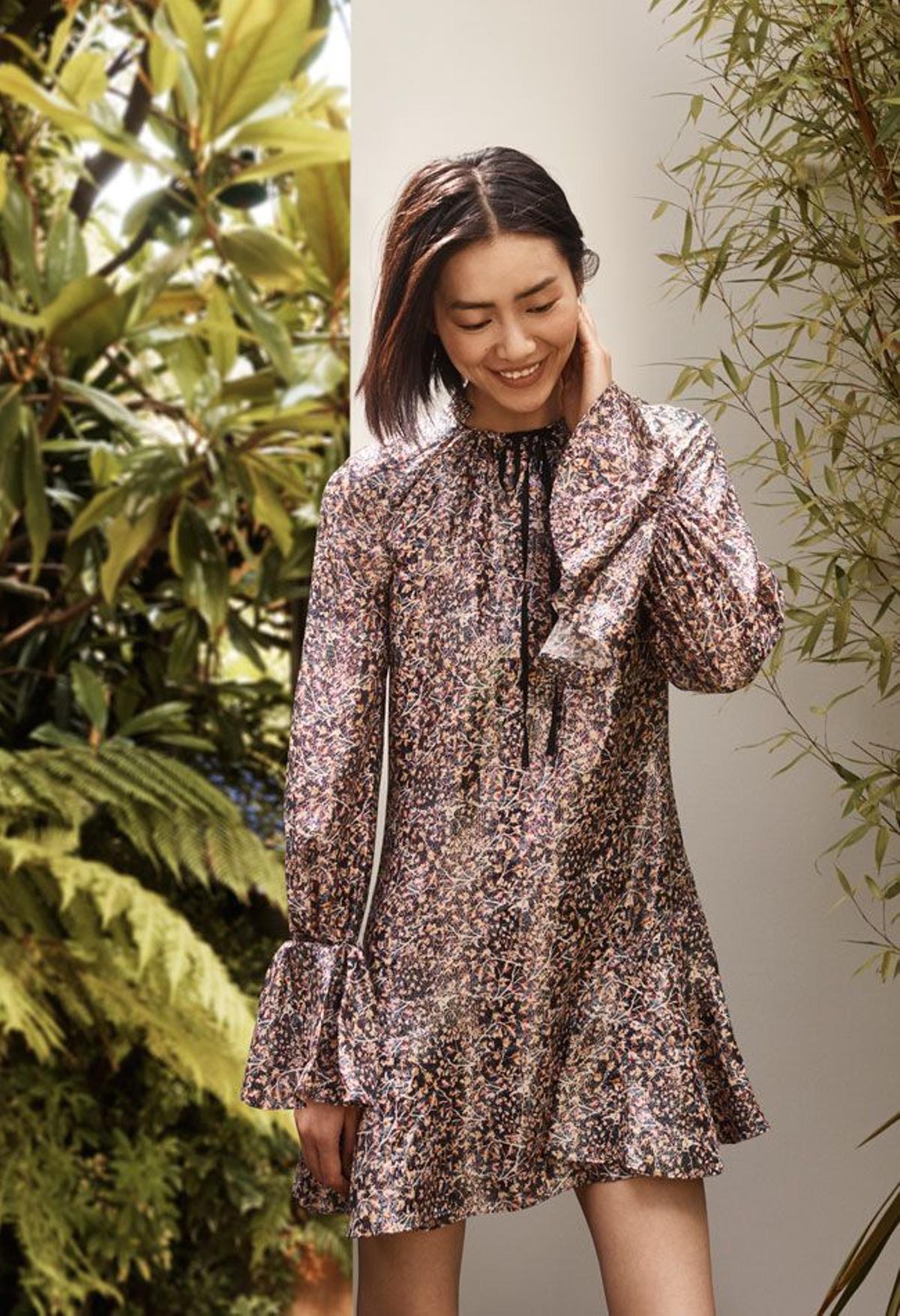 Colección Conscious de H&amp;M: vestido mini estampado