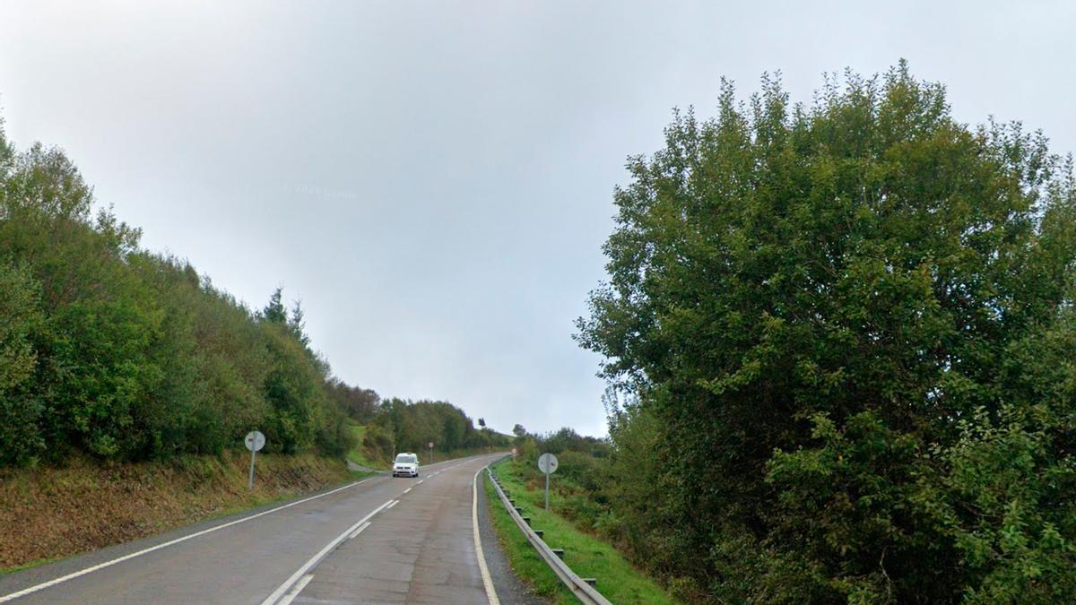 Carretera LU-633, en una imagen de recurso.