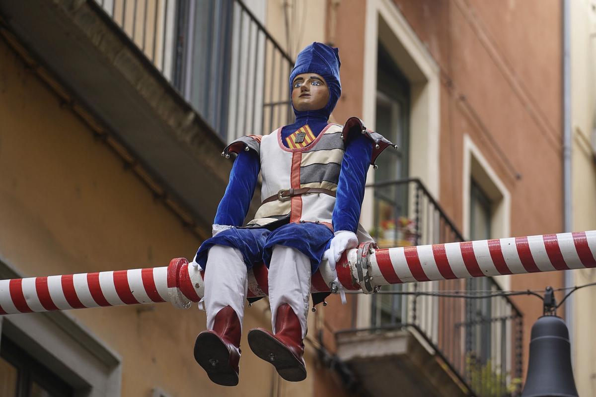 El Tarlà, penjat al carrer de l'Argenteria en una fotografia d'arxiu.