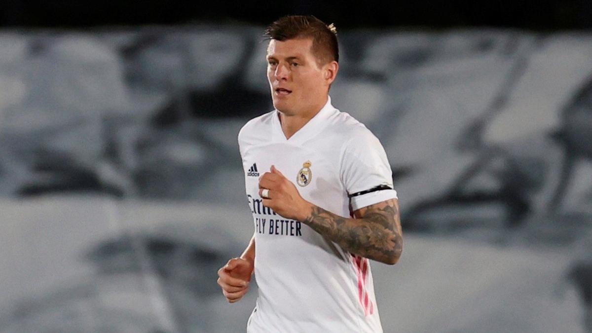 Kroos, durante un partido del Madrid