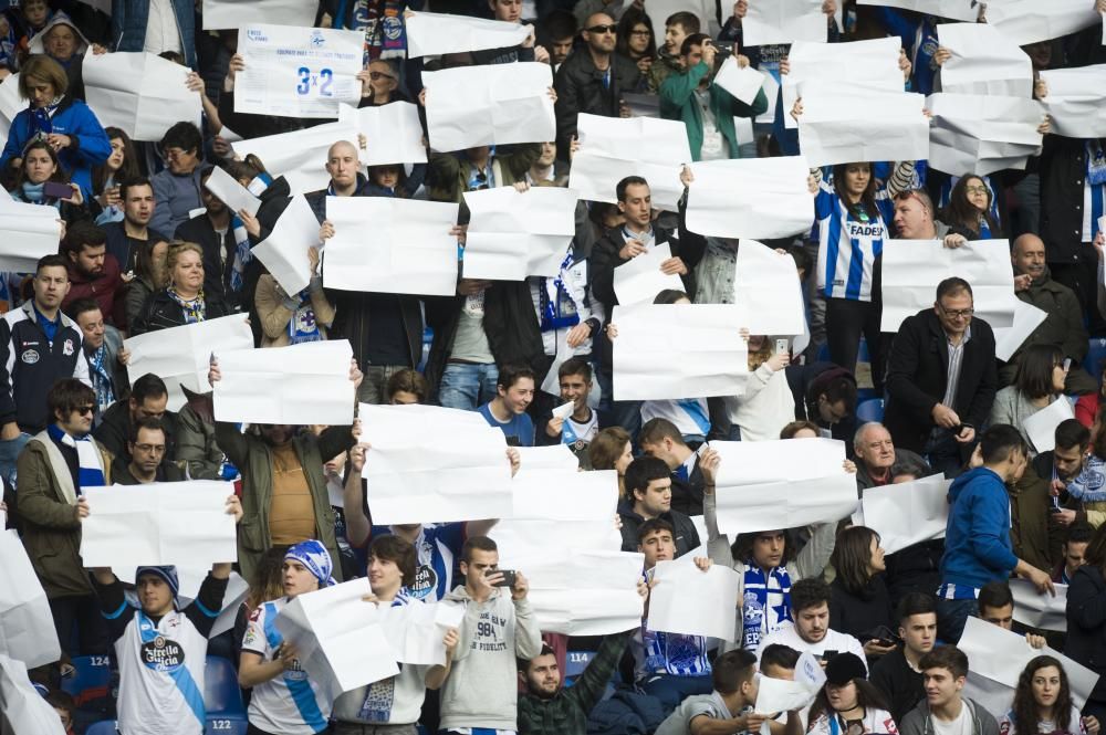 La afición disfrutó del derbi hasta el 0-1