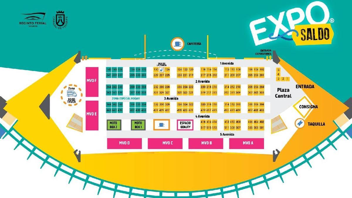 Plano de la organización de Exposaldo 2023
