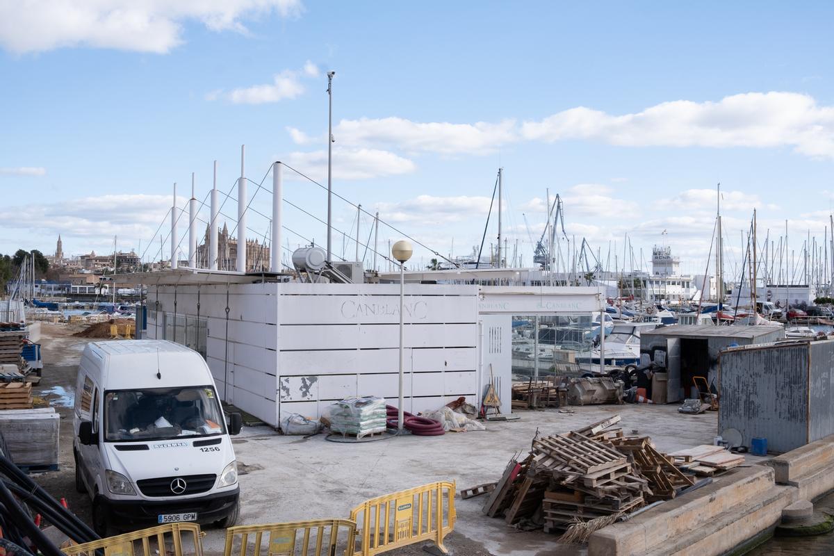 Restaurante Can Blanc, en el Moll de Sant Magí, de inminente adjudicación