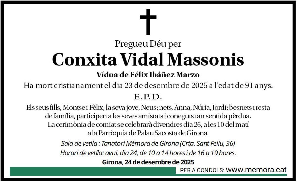 Conxita Vidal Massonis
