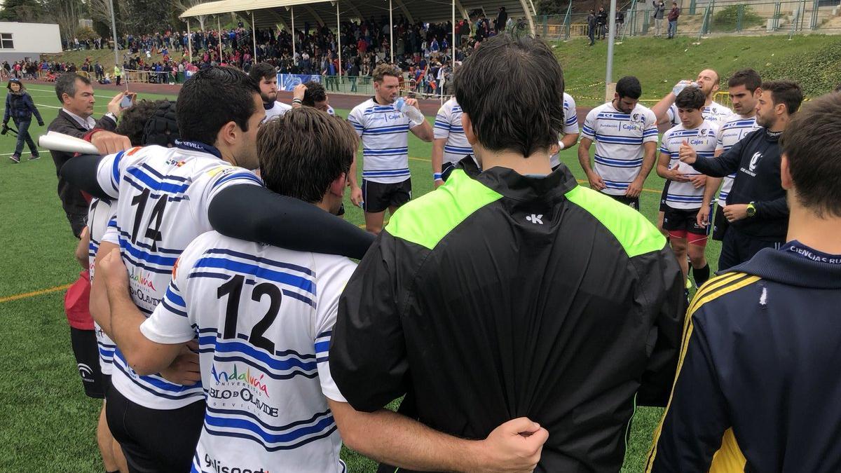 El equipo del Ciencias Cajasol, en el Ramón Urtubi. / CR