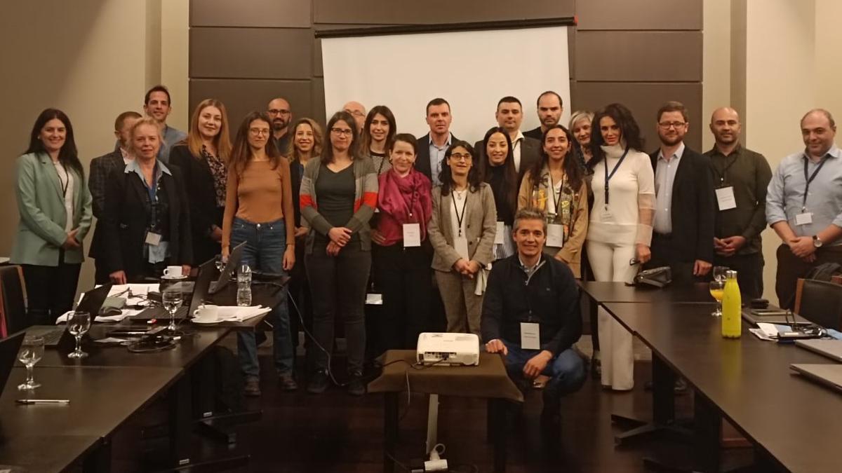 Reunión de los países participantes en el proyecto europeo.