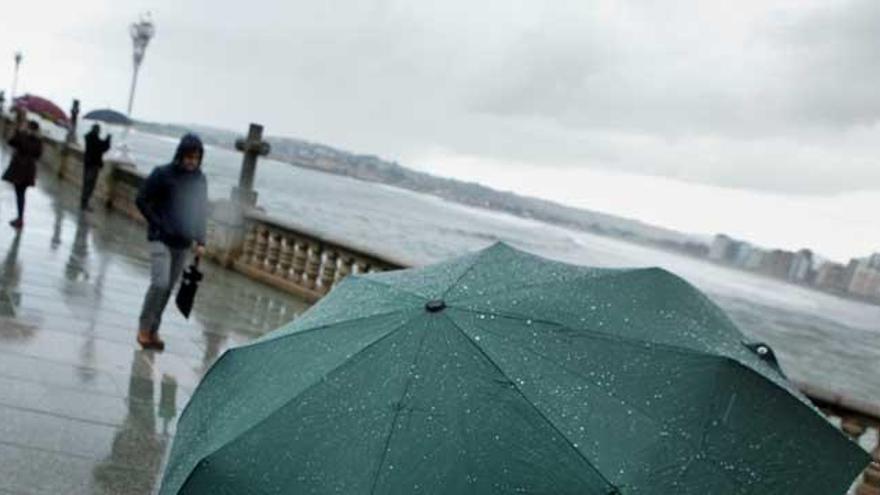 Cielos nubosos con precipitaciones débiles por la tarde en Asturias