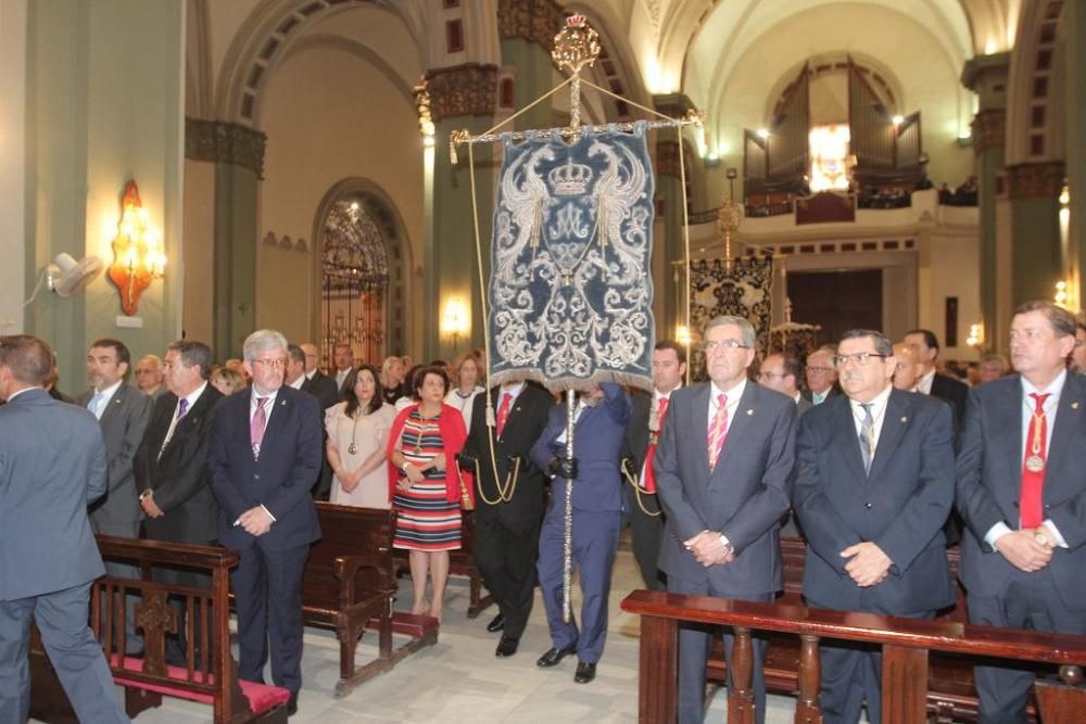 Eucaristía y besamanos a las Vírgenes cartageneras