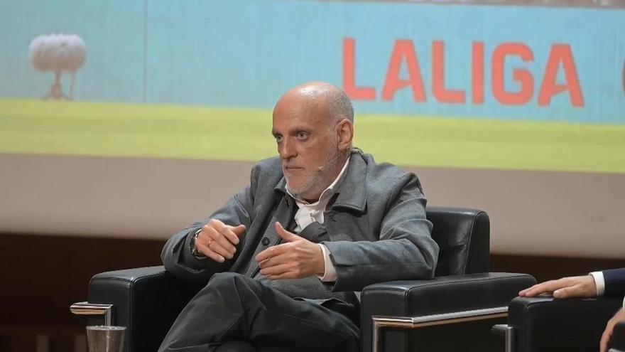 Tebas acusa a Florentino Pérez de "mentir" y dice que "vive del victimismo"