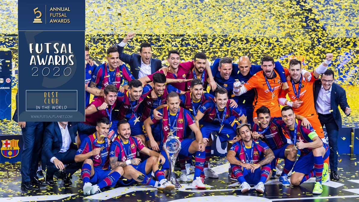 El Barça, principal protagonista en los Futsal Planet Awards 2020