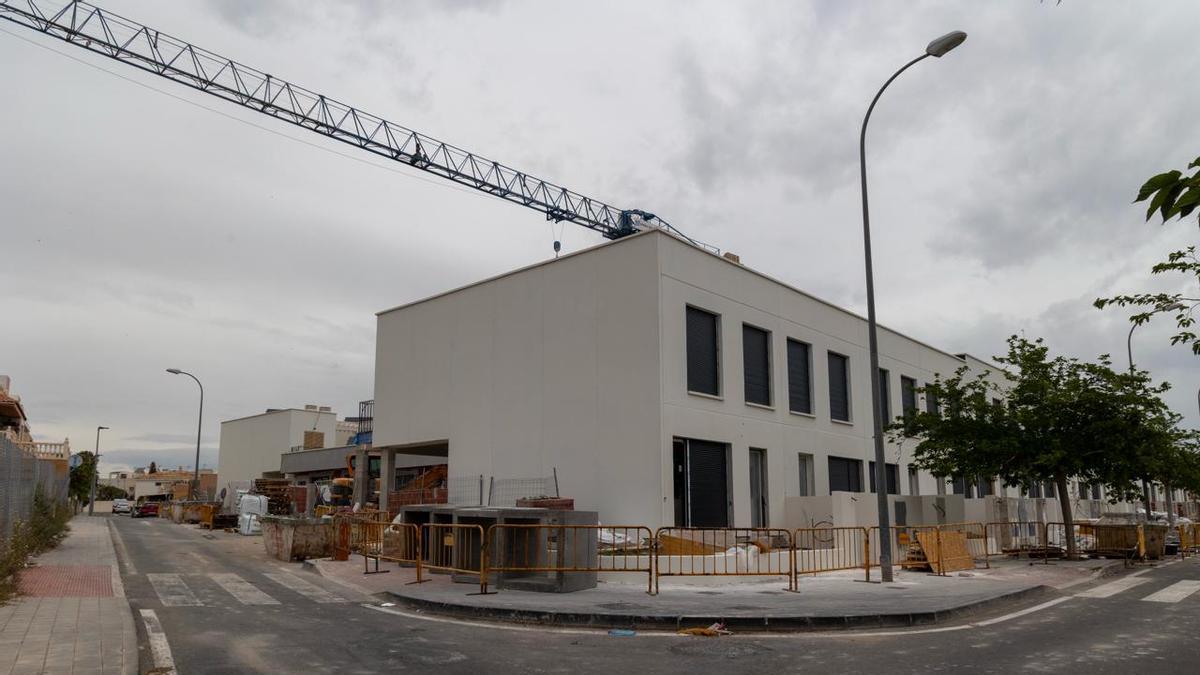 Una promoción del Plan Vive que se está construyendo actualmente en Alicante, en el barrio de Rabasa.