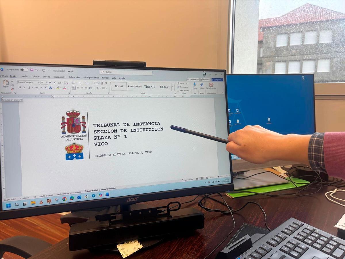 En las resoluciones judiciales como la que se ve en la imagen ya consta la nueva denominación de los juzgados.