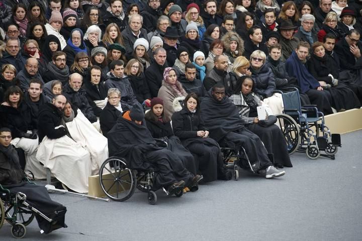 Homenaje a las víctimas del 13-N en París