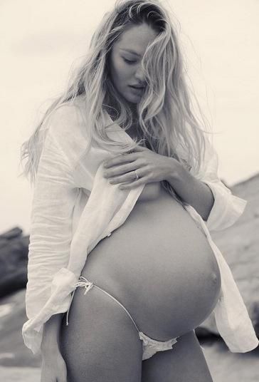 Candice Swanepoel se suma a las mujeres que defienden la lactancia en lugares públicos