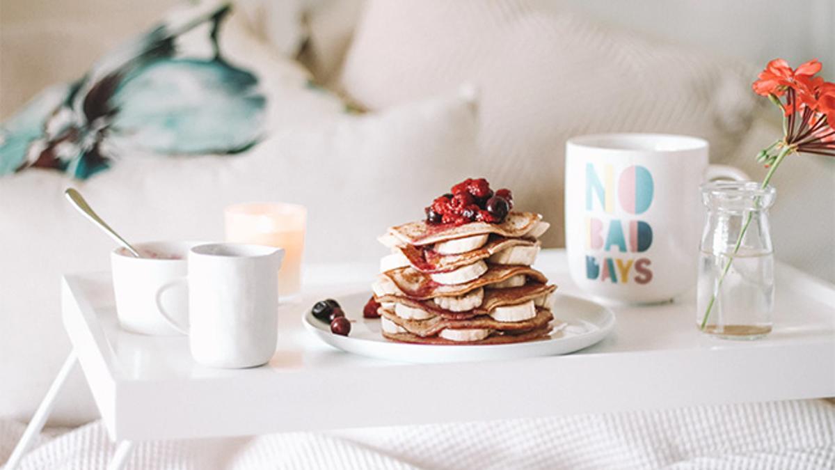 Desayuno en la cama en el Día de la Madre