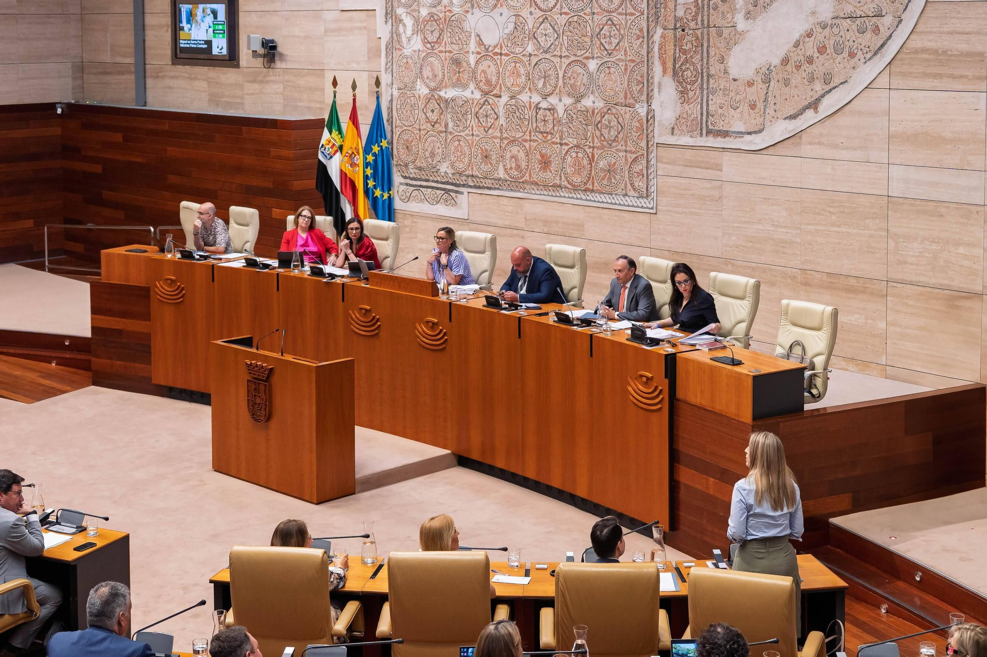 Fotogalería | Las imágenes del pleno en la Asamblea de Extremadura
