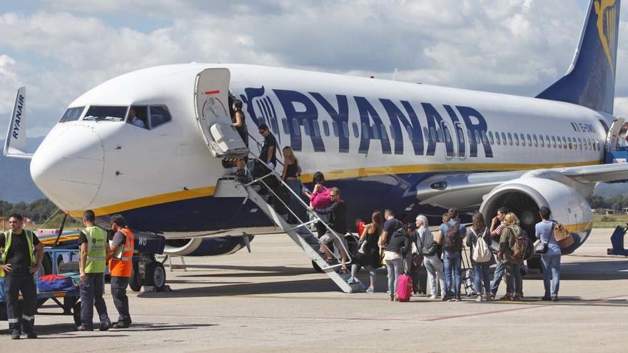 Ryanair recupera el vol Girona-Cagliari de cares al 2017