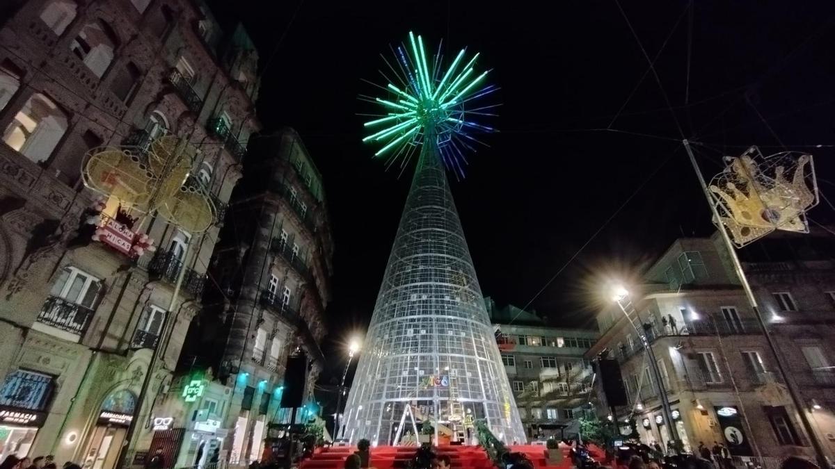 El encendido de las luces de Navidad, en imágenes