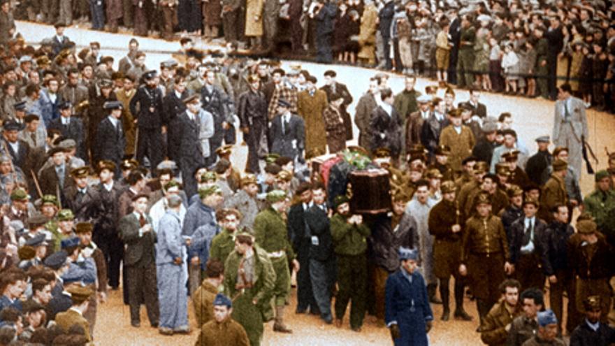 España en dos trincheras. La guerra civil en color