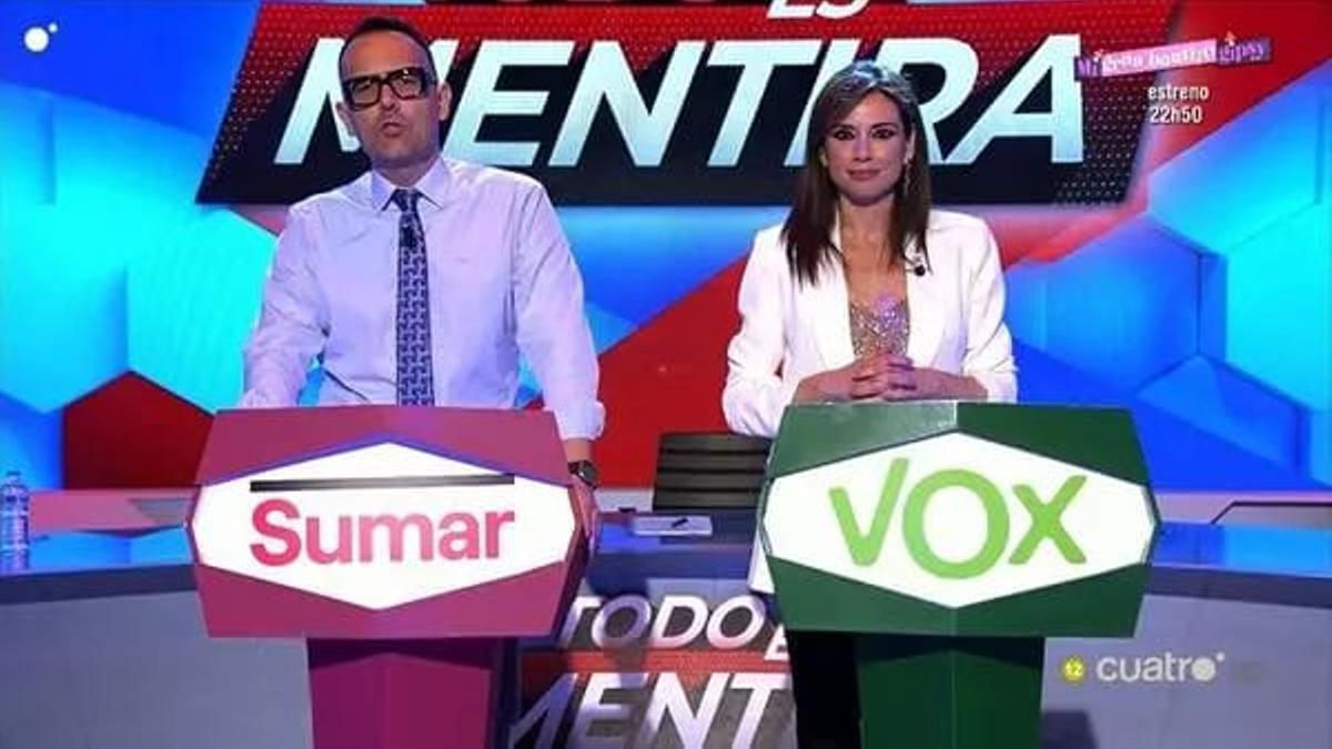 'Todo es mentira' propone un 'cara a cara' entre Yolanda Díaz y Santiago Abascal