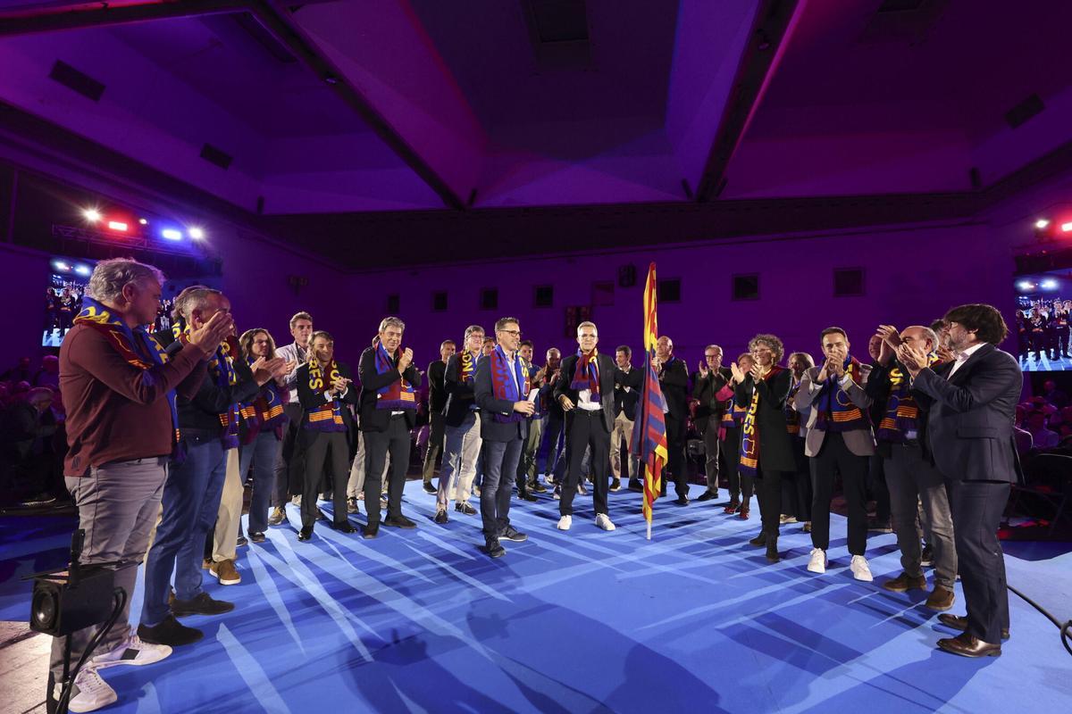 Acto de presentación de 'Nosaltres' la candidatura liderada por Víctor Font