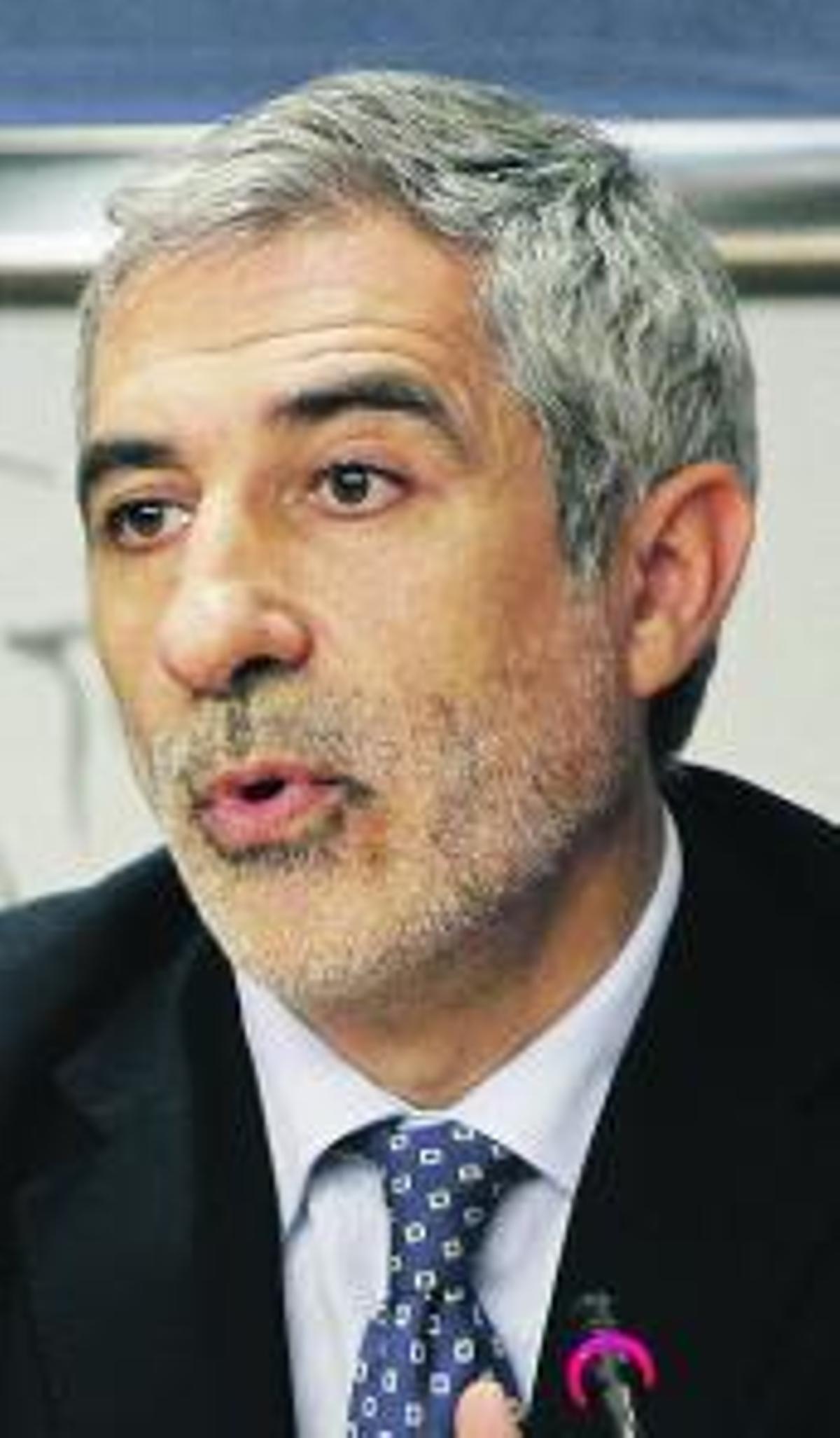 Llamazares, ayer, en el Congreso.