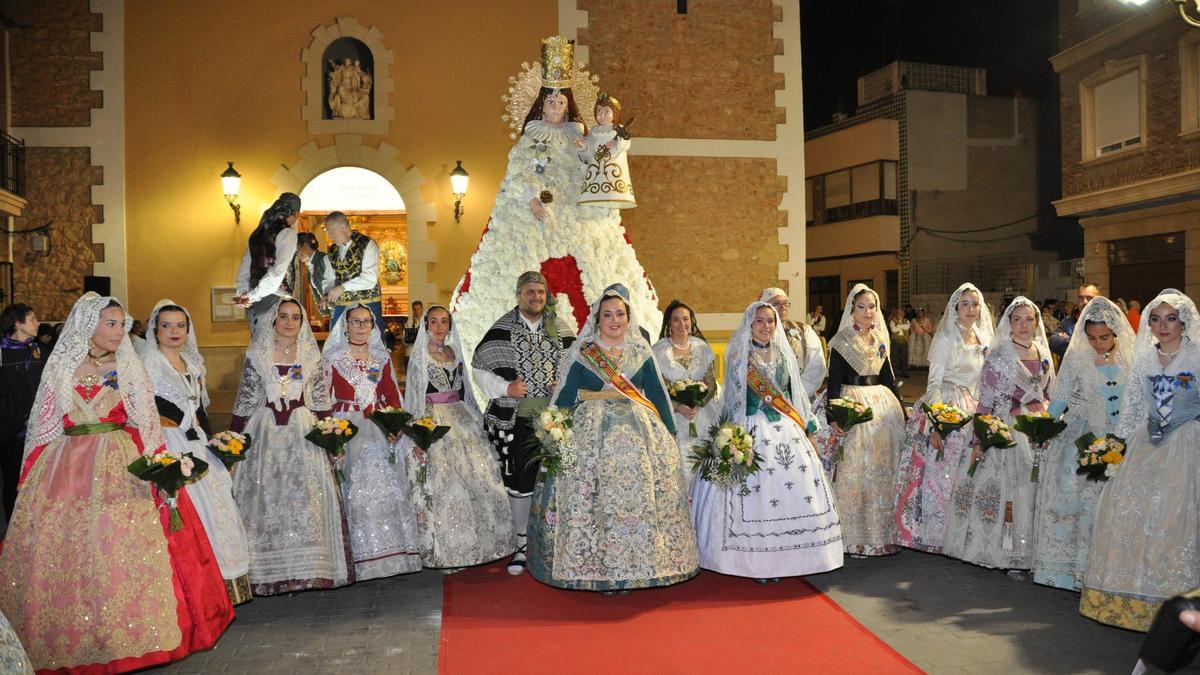 Ofrenda de Albal de 2024.