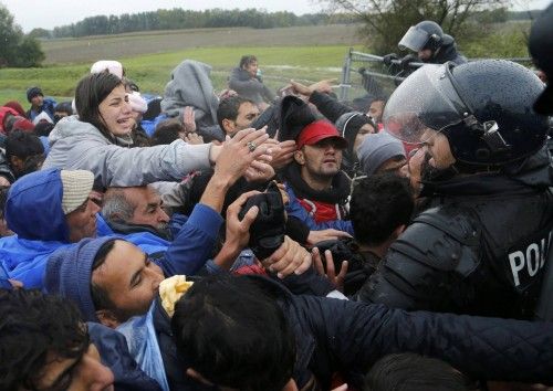 La frontera entre Croacia y Eslovenia ha vivido momentos de tensión por los deseos de los refugiados de atravesarla