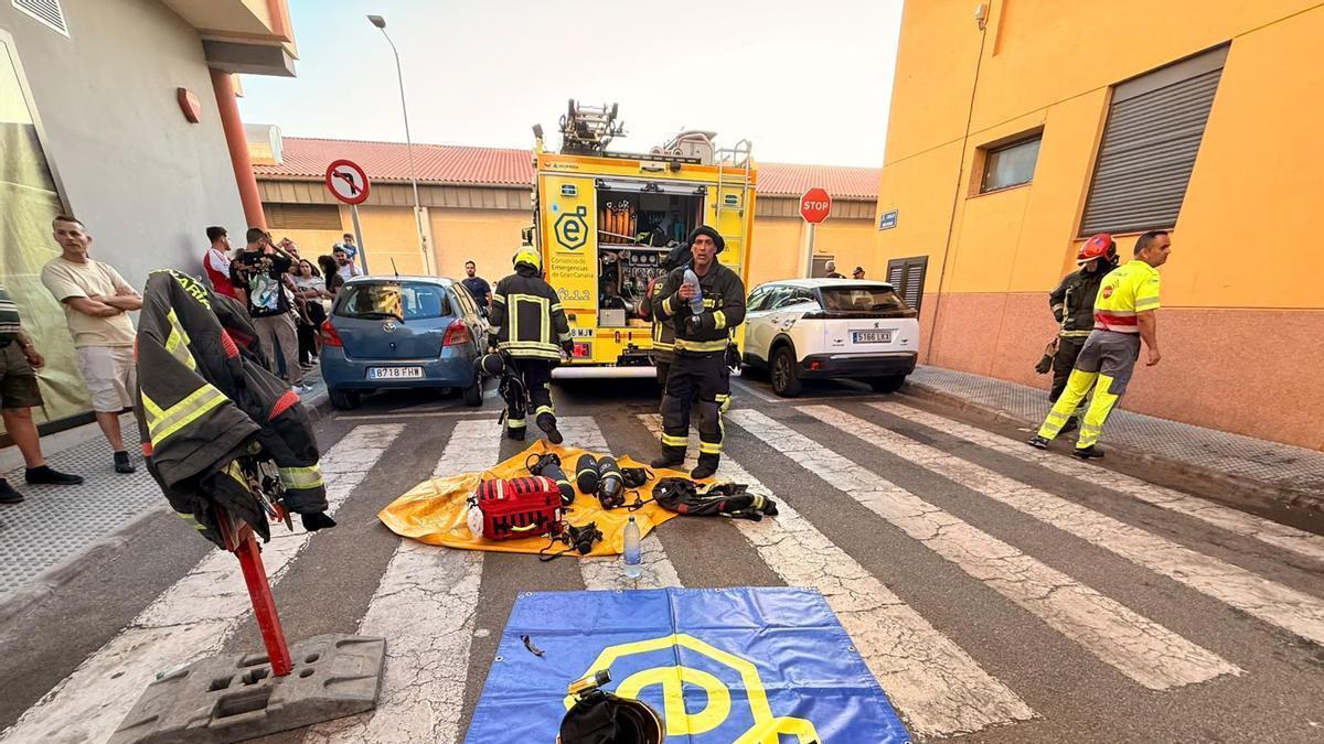 Incendio en Vecindario