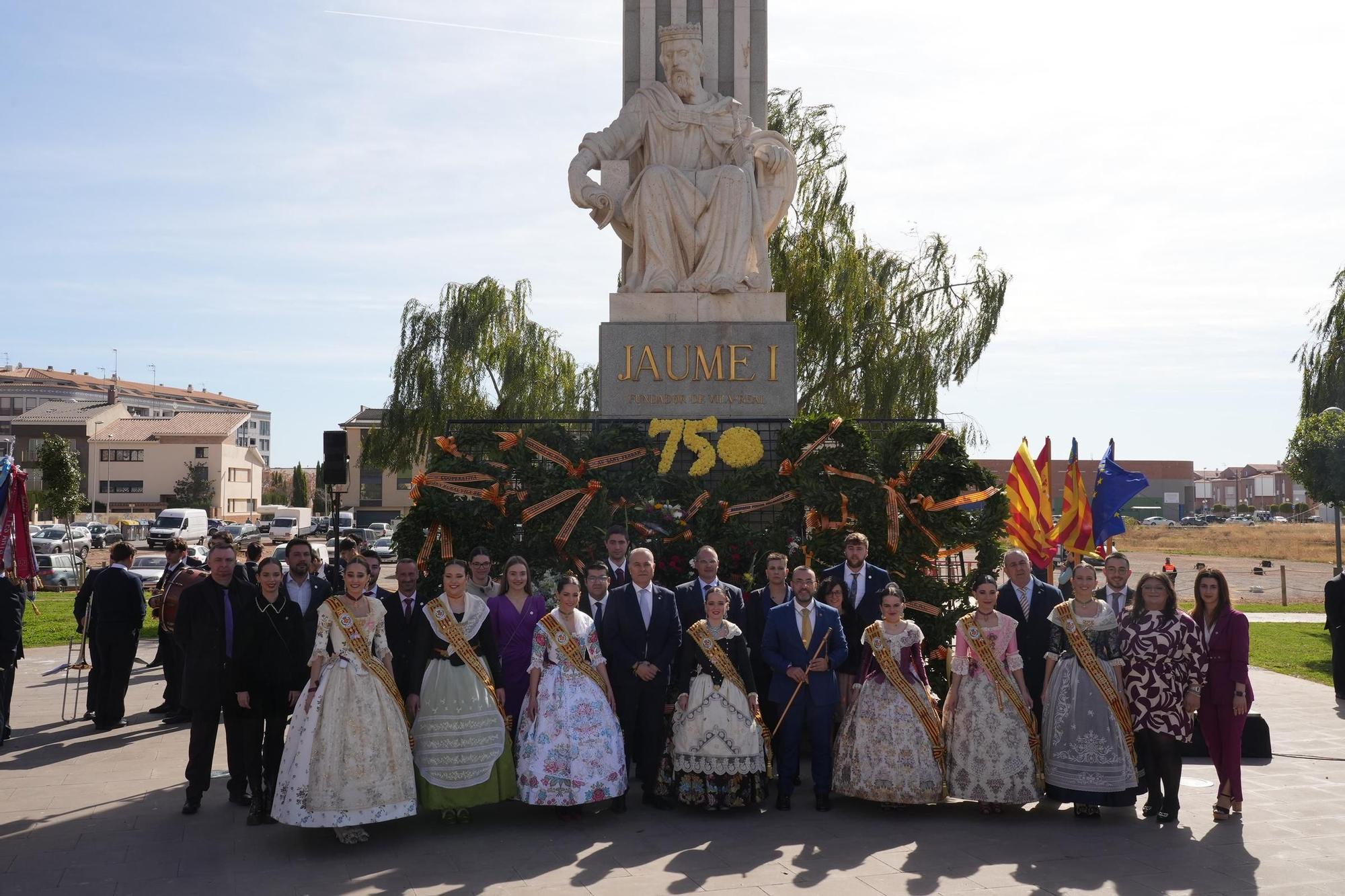 Las mejores imágenes del homenaje a Jaume I, que inicia los actos para celebrar los 750 años de Vila-real