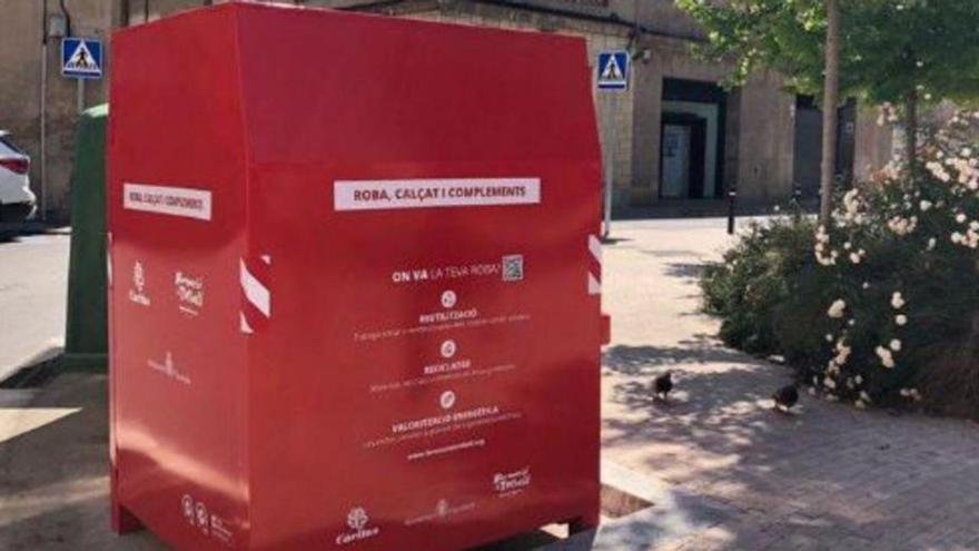 Contenidor instal·lats a Igualada | CARITAS