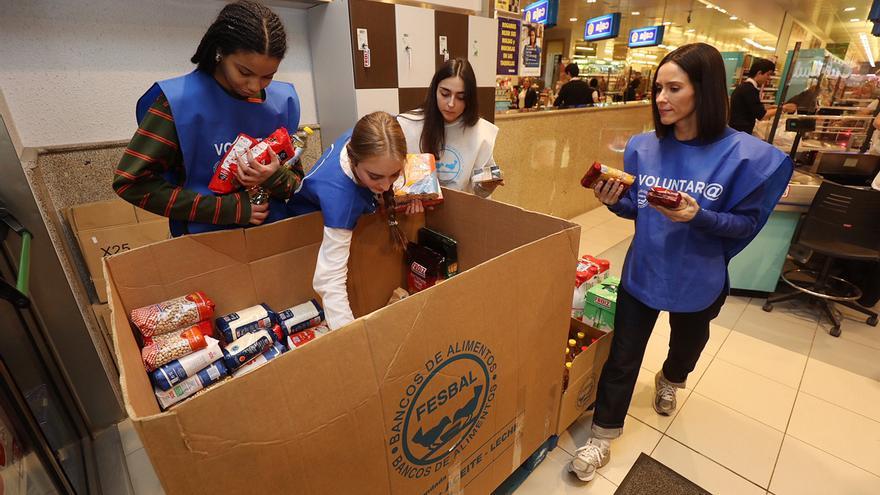 La Gran Recogida del Banco de Alimentos supera su objetivo: 350.000 kilos