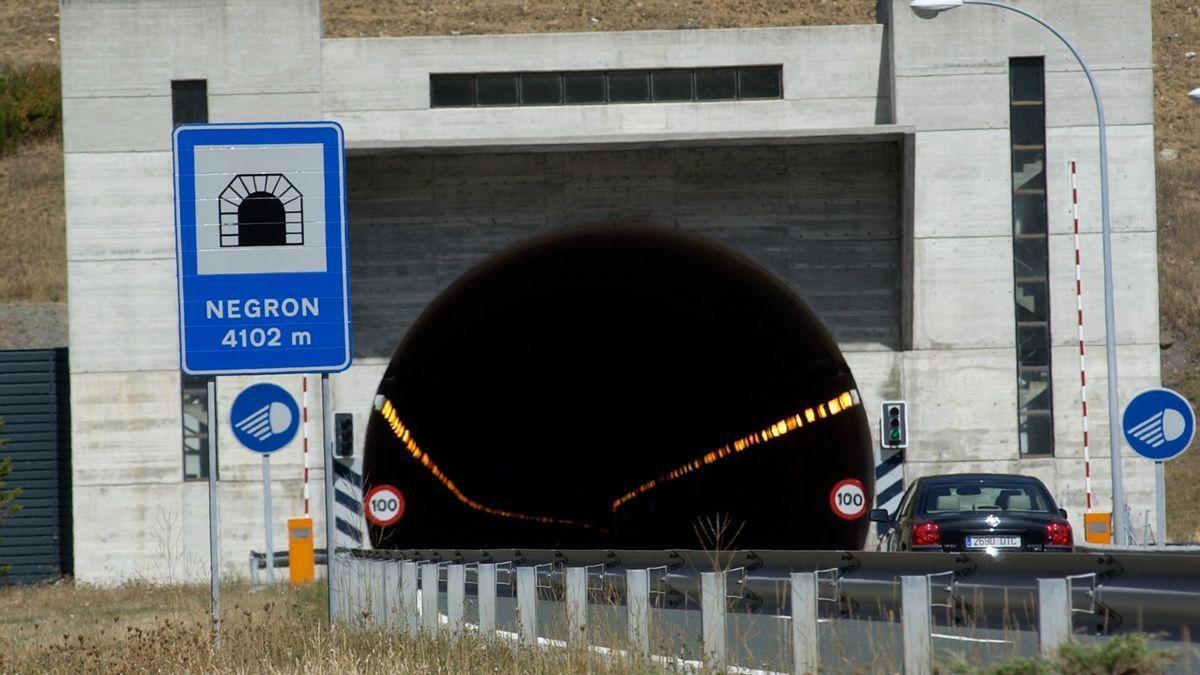 Una imagen del túnel de El Negrón
