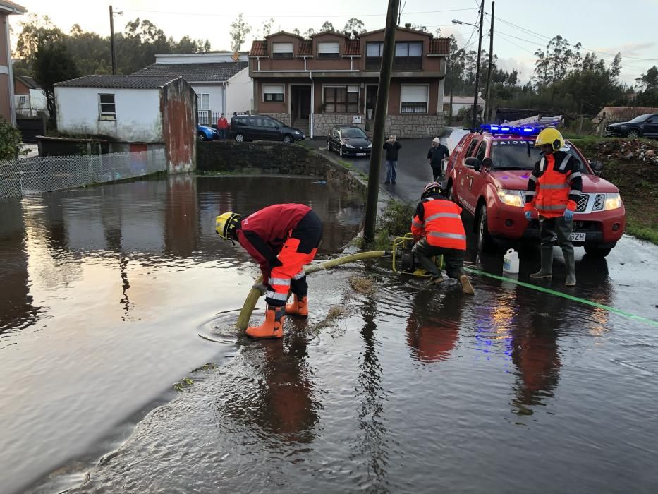 Las inundaciones en O Grove.