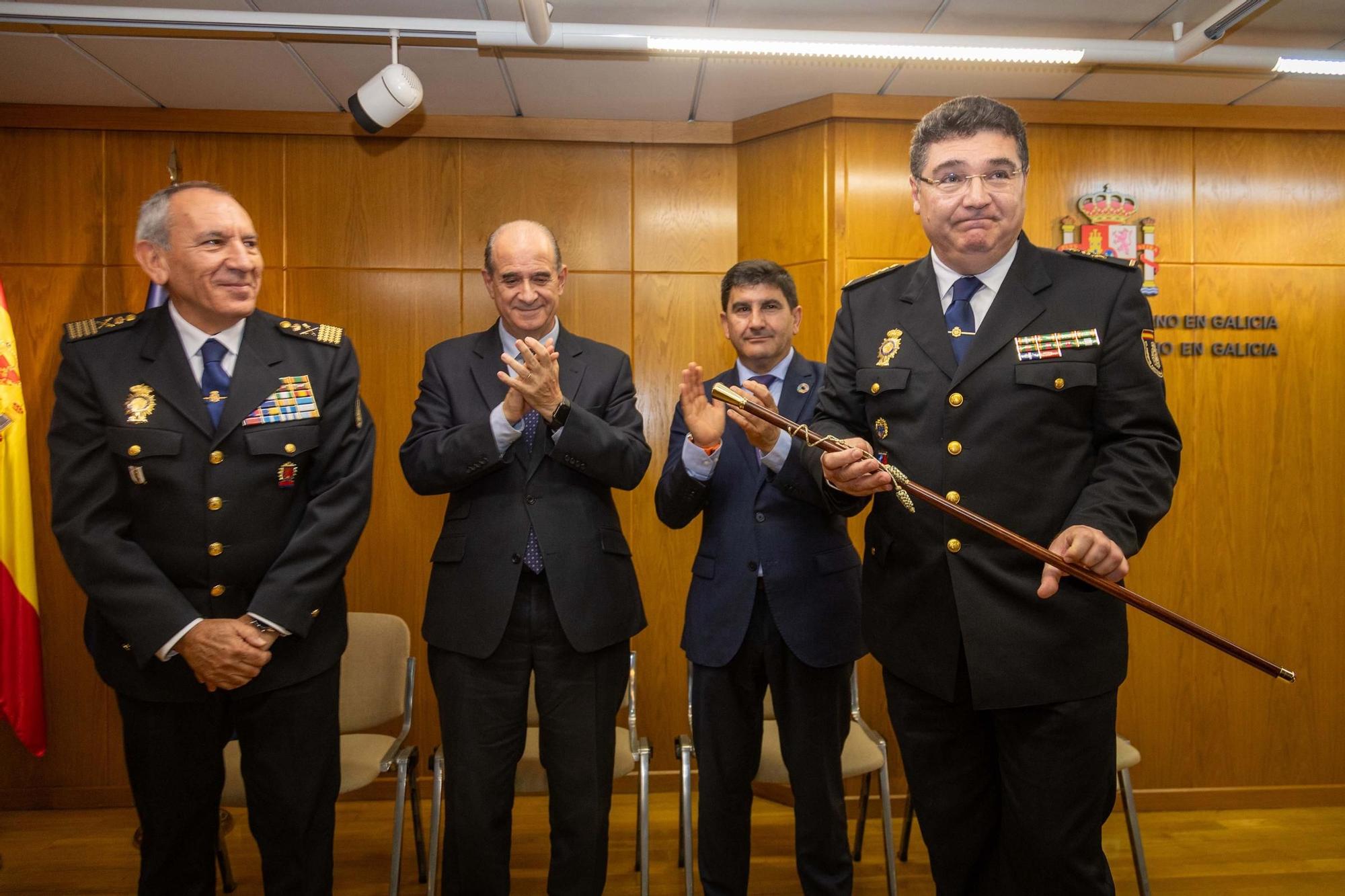 Pedro Jesús Pacheco toma posesión como nuevo jefe superior de Policía de Galicia