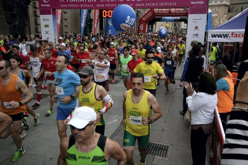 Fotogalería del IX Maratón de Zaragoza