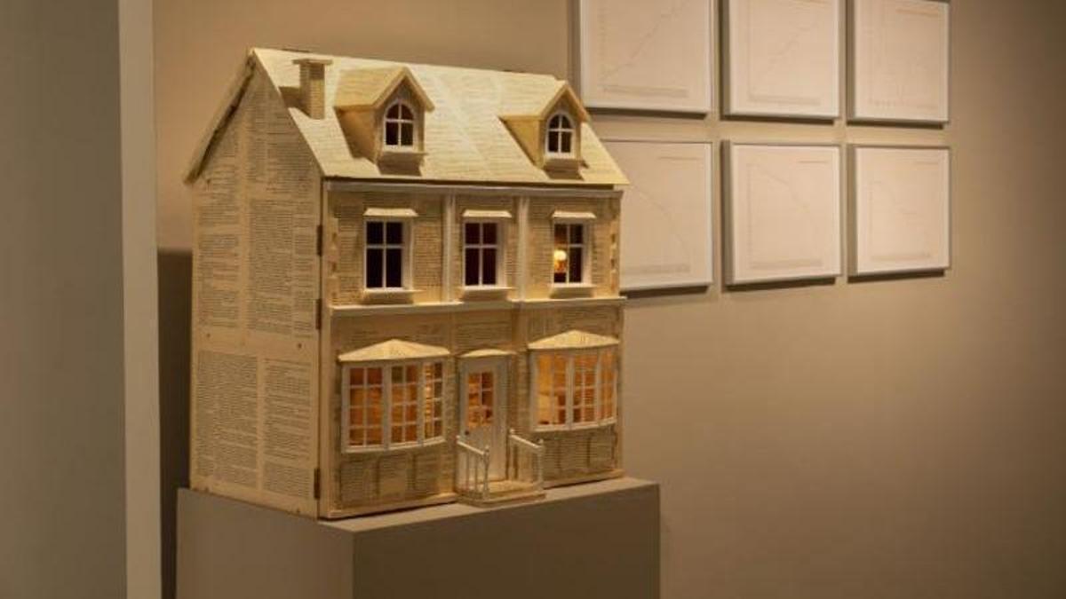 Obra de Maria Jacarilla "Pequeña impostura, contraplanoausente" (2014)