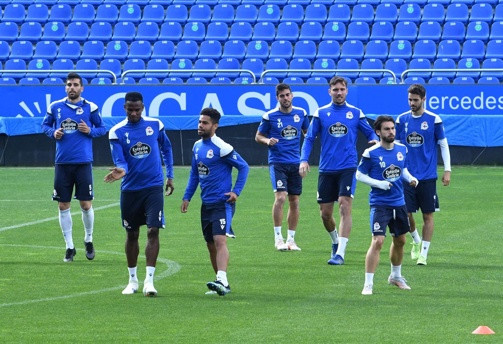 El Dépor prepara en Riazor el choque ante el Marino de Luanco